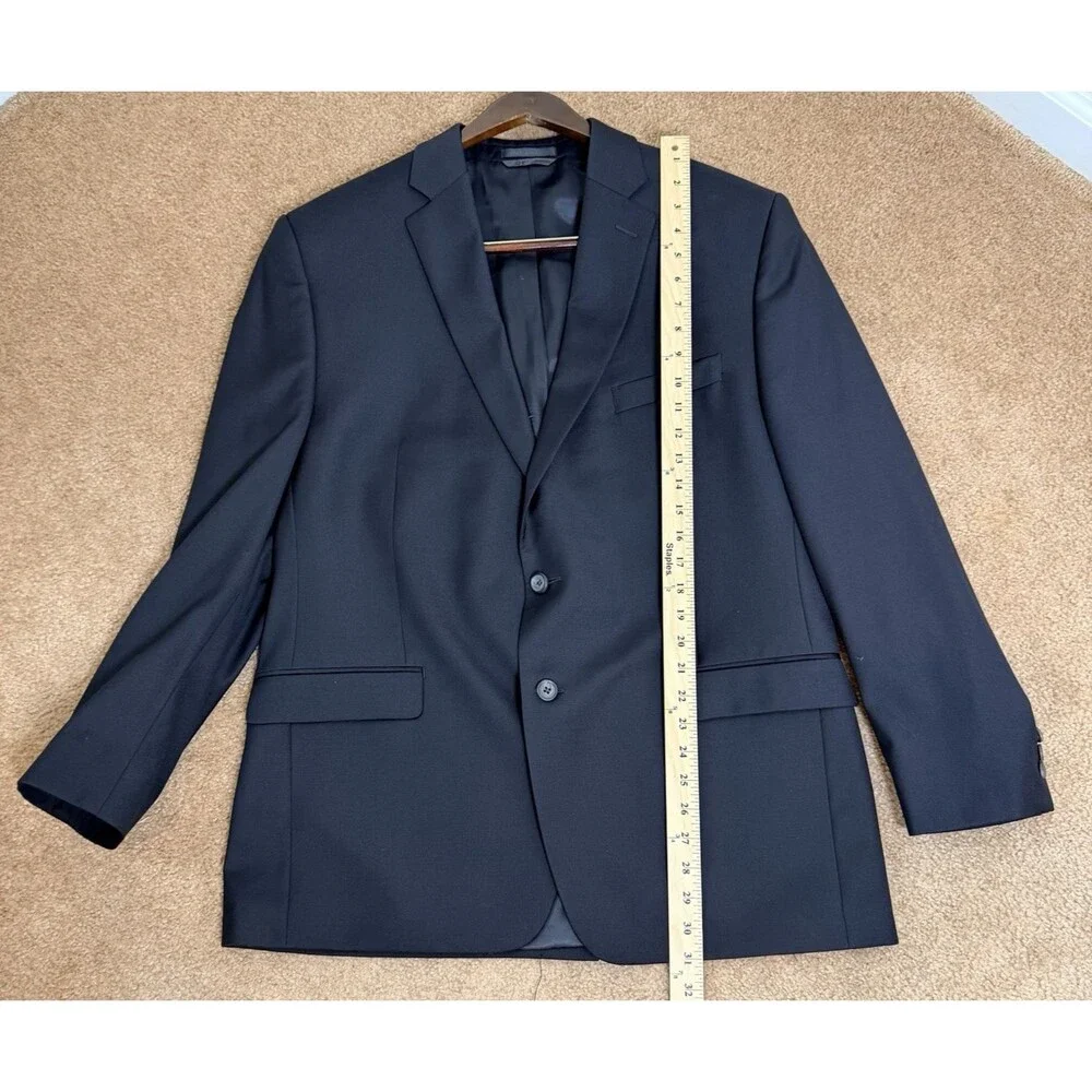 Lauren Ralph Lauren Blazer 44R Black 100% Wool Sport Coat Men’s